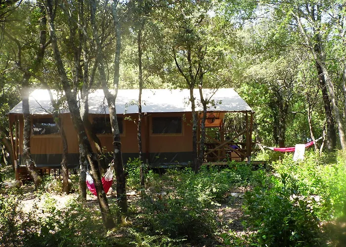 럭셔리텐트 Camping Mille Etoiles Labastide-de-Virac